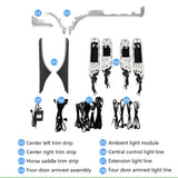 Full Set 64 Colors Car Interior LED Lighting Car Ambient Lighting Kit for Mercedes Benz C-class W206 / GLC X254 2022-2025 Carputech