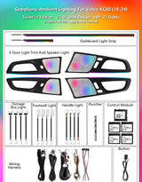 Upgrade LED Auto Interieur Sfeerverlichting voor Volvo XC60 2018-2024 Strip Accessoires Decoratie