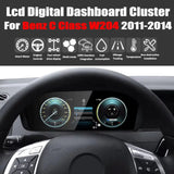 For Benz C Class W204 NTG 4.5 4.0 2011-2014 12.3" LCD Digital Dashboard Cluster Car Panel Speedometer Virtual Cockpit - Carputech