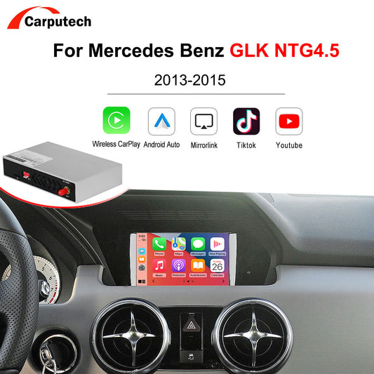 Wireless CarPlay for Mercedes Benz GLK NTG4.5 2013-2015 with Android Auto Mirror Link AirPlay Car Play Functions