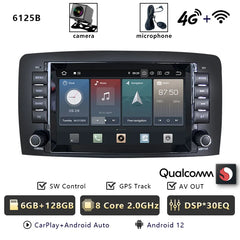 For Mercedes Benz R-Class W251 2006-2012 R280 R300 R320 Android 13 Car Radio Carplay Navigation Qualcomm Bluetooth WIFI