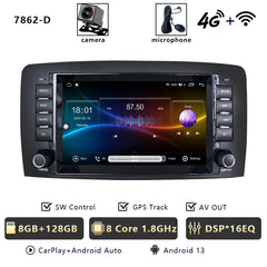 For Mercedes Benz R-Class W251 2006-2012 R280 R300 R320 Android 13 Car Radio Carplay Navigation Qualcomm Bluetooth WIFI