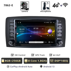 For Mercedes Benz R-Class W251 2006-2012 R280 R300 R320 Android 13 Car Radio Carplay Navigation Qualcomm Bluetooth WIFI