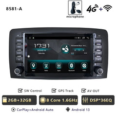 For Mercedes Benz R-Class W251 2006-2012 R280 R300 R320 Android 13 Car Radio Carplay Navigation Qualcomm Bluetooth WIFI