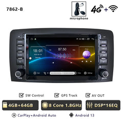 For Mercedes Benz R-Class W251 2006-2012 R280 R300 R320 Android 13 Car Radio Carplay Navigation Qualcomm Bluetooth WIFI