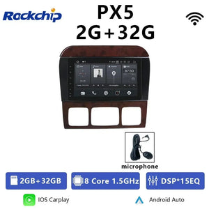 For Mercedes Benz S CL Class W220 W215 Car Radio 8" Android 12 Qualcomm DVD GPS CarPlay WIFI 4G Bluetooth DSP Autoradio Carputech