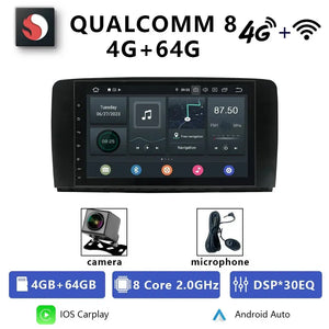 For Mercedes Benz R-Class W251 2006-2012 R280 R300 R320 R350 R500 R63AMG Car Radio Android 12 Stereo CarPlay Navigation Carputech