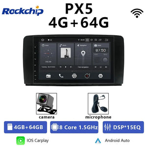 For Mercedes Benz R-Class W251 2006-2012 R280 R300 R320 R350 R500 R63AMG Car Radio Android 12 Stereo CarPlay Navigation Carputech