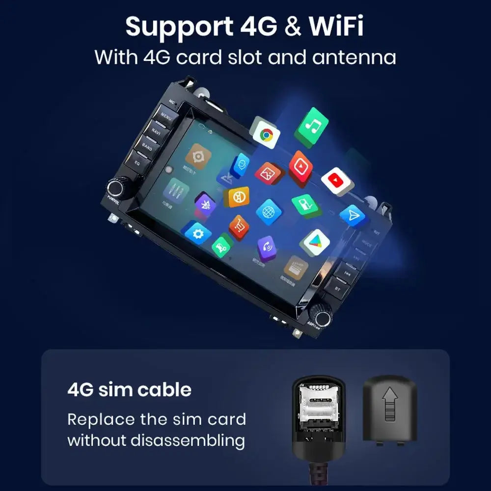 For Mercedes Benz A B Class B200 W169 W245 Viano W639 Sprinter W906 Car Radio Multimedia DVD CD Player Qualcomm Carplay Carputech