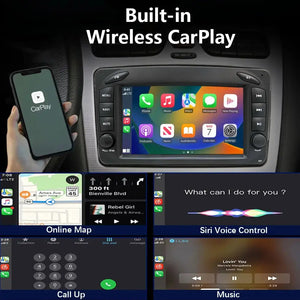 For Mercedes Benz G-Class CLK-Class W463 W203 W209 Viano Vito W639 Qualcomm Car Radio Android 360 ° Camera Player Carplay Carputech