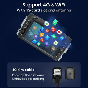 For Mercedes Benz G-Class CLK-Class W463 W203 W209 Viano Vito W639 Qualcomm Car Radio Android 360 ° Camera Player Carplay Carputech