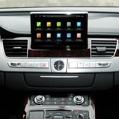 Autoradio Android13 für Audi A8 2011-2017 Auto-Audio-GPS-Navigation Multimedia-Player IPS-Bildschirm 4G Head Unit Carplay DSP mit Flip-Out/In-Funktionalität 