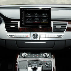 Autoradio Android13 für Audi A8 2011-2017 Auto-Audio-GPS-Navigation Multimedia-Player IPS-Bildschirm 4G Head Unit Carplay DSP mit Flip-Out/In-Funktionalität 