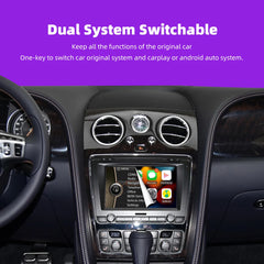 Carputech Drahtlose Apple CarPlay Für Bentley Continental GT Flying Spur Mulsanne Android Auto Spiegel link Retrofit Auto AI Box 
