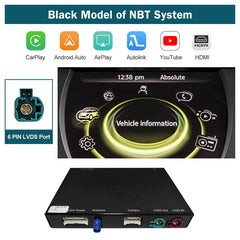 Wireless Apple CarPlay Android Auto Module for BMW MINI Cooper 2009-2020 CIC NBT EVO System with Mirror Link Car Play Functions Bluetooth, Mirror Link, Siri Voice