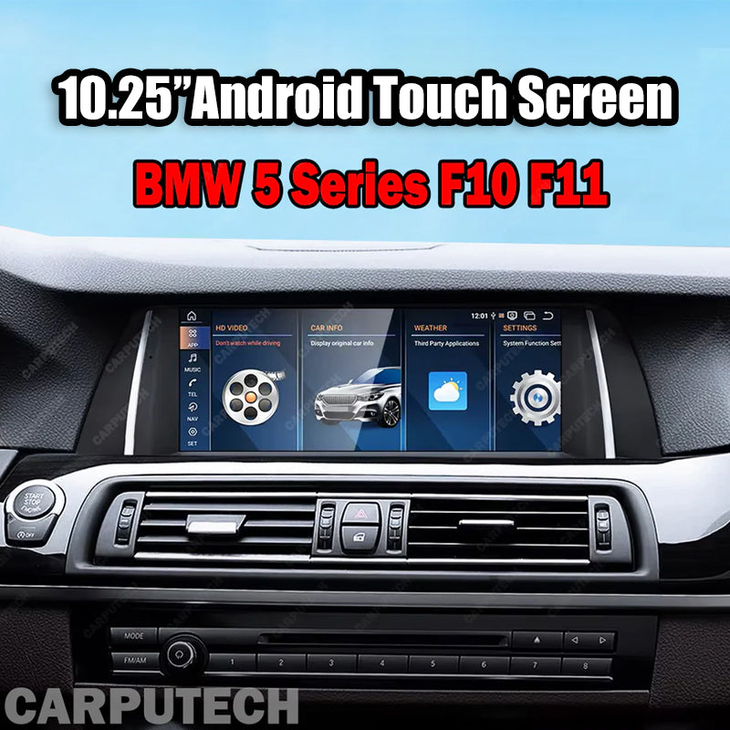 Android 14 10.25 inches For BMW 5 Series F10 F11 GPS Navigation Screen Upgrade ID8 Car Multimedia Center System Touch Screen Head Unit Car Radio GPS