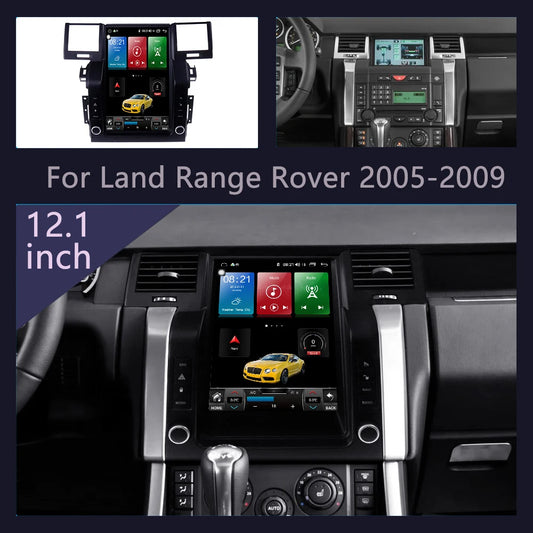 For Land Rover Range Sport L320 2005 2006 2007 2008 2009 Tesla Screen Car Radio 2Din Android 13.0 8G+256GB GPS Nav Carplay 5G Network