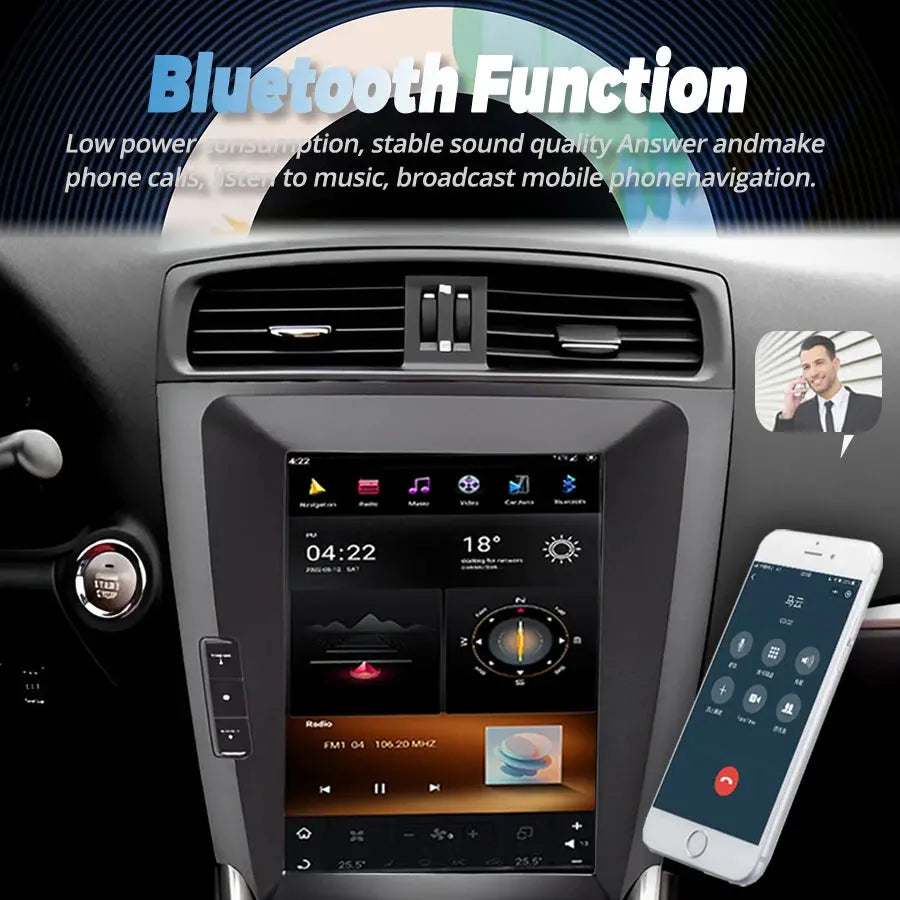 For Lexus IS250 IS300 IS350 2006-2012 Stereo GPS Carplay Android 11 Car Multimedia Video Player IPS Screen 8GB RAM 128GB ROM Carputech