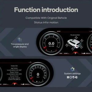 For Infiniti QX80/ Nissan Patrol Y62 Armada 2015-2019 12.3" LCD Digital Dashboard Cluster Car Panel Speedometer Virtual Cockpit - Carputech