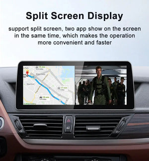 For BMW 09-15 X1 E84 Snapdragon665  12.3inch Wireless CarPlay Android AUTO Multimedia Head Unit Radio Car Video Players Carputech