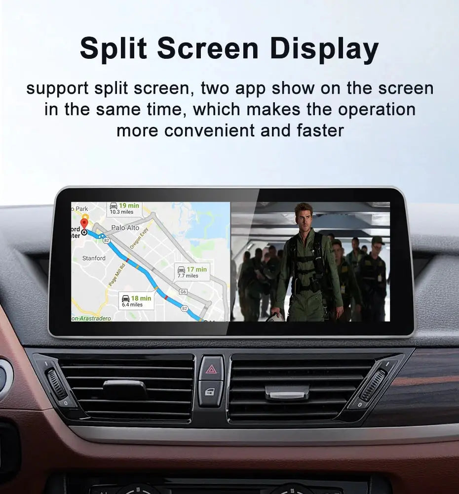 For BMW 09-15 X1 E84 Snapdragon665  12.3inch Wireless CarPlay Android AUTO Multimedia Head Unit Radio Car Video Players Carputech
