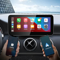 Pour Mercedes Benz Classe A W176 CLA C117 GLA X156 CarPlay sans fil et Android Auto | Écran tactile 12,3 pouces Snapdragon665 Android13 Voiture GPS Stéréo Multimédia Autoradio Headunit 