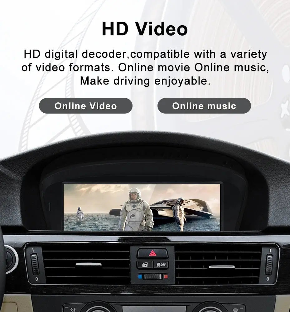 For BMW 3series E90 E91 5series E60 E61 CCC Snapdragon665 8.8inch Touch Screen Wireless CarPlay AUTO Android 13 System Head Unit Radio Bluetooth Carputech