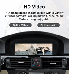 For BMW 3series E90 E91 5series E60 E61 CCC Snapdragon665 8.8inch Touch Screen Wireless CarPlay AUTO Android 13 System Head Unit Radio Bluetooth