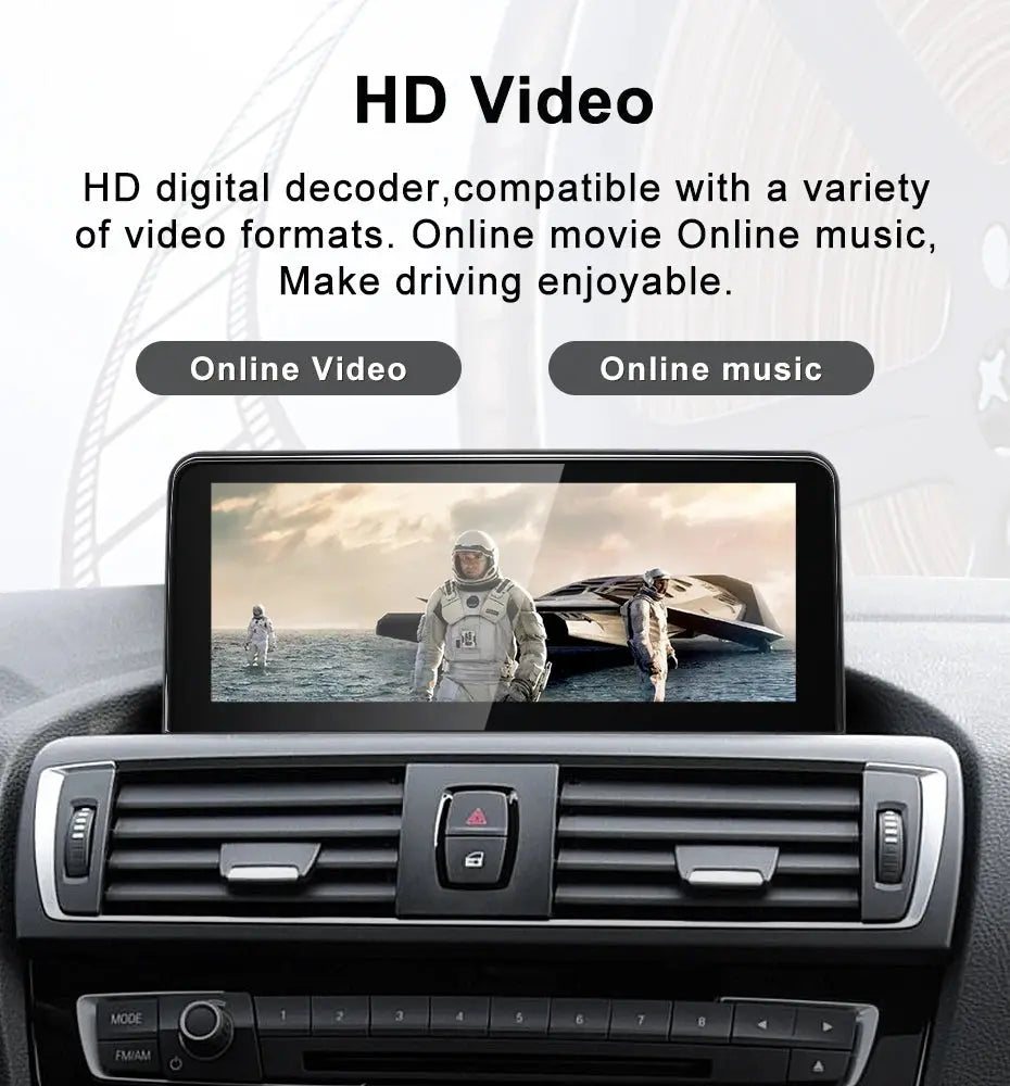 For BMW 1 series F20 F21 NBT Snapdragon665 Wireless Carplay AUTO Android 13 Car GPS Navi Stereo Multimedia Head Unit Radio Blueto Carputech