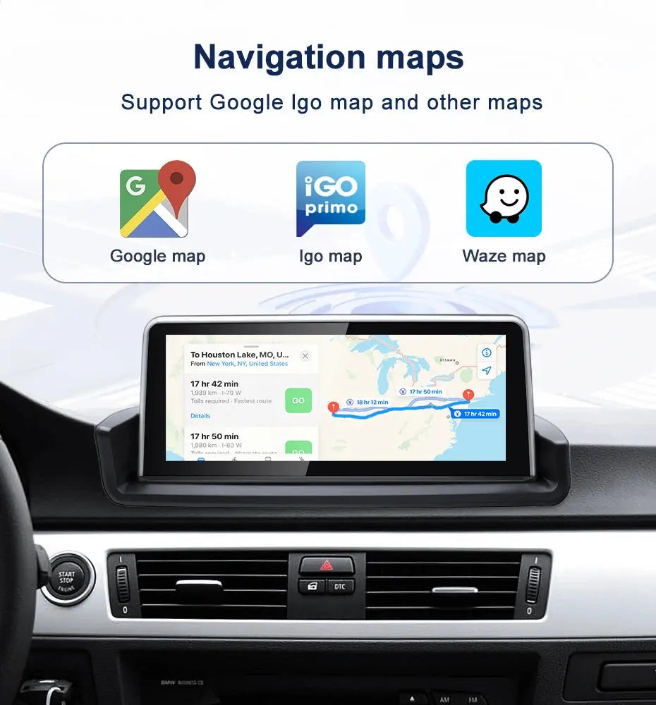 For BMW 3 Series E90 E91 E92 NEW ID8 10.25 inch Touch Screen Carplay 4G Android 13 Car GPS Stereo Multimedia Head Unit Radio AUTO Bluetooth Carputech