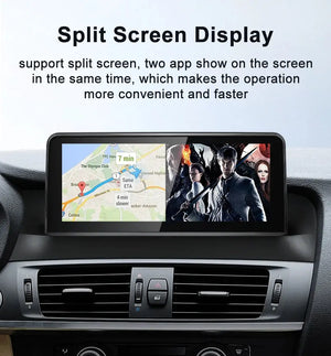 For BMW X3 X4 F25 F26 Snapdragon665 8.8inch Wireless CarPlay Android AUTO Car Multimedia System Head Unit Radio Bluetooth GPS Navi Carputech