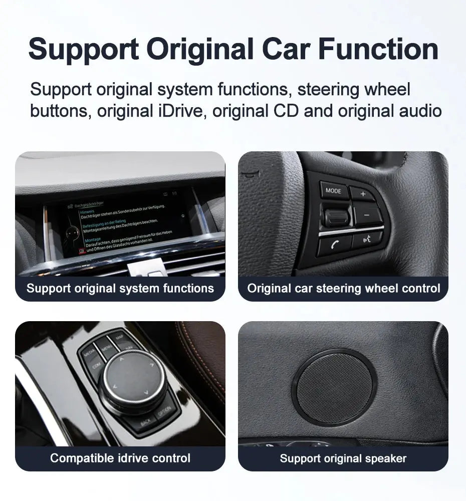 For BMW X3 X4 F25 F26 MTK8581 10.25inch Wireless CarPlay AUTO Android Car Multimedia System Head Unit Radio Bluetooth GPS Navigation Carputech