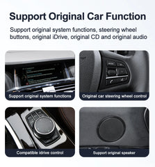 Pour BMW F25 F26 MTK8581 10,25 pouces sans fil CarPlay AUTO Android système multimédia de voiture unité principale Radio Bluetooth GPS Navigation 