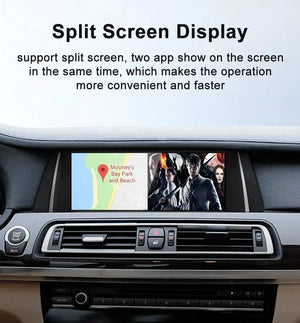 For BMW 7 Series F01 F02 Snapdragon665 10.25 inch Wireless CarPlay AUTO Android13 Car Stereo Multimedia Head Unit Radio Bluetooth Carputech