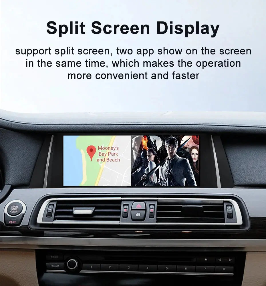 For BMW 7 Series F01 F02 Snapdragon665 10.25 inch Wireless CarPlay AUTO Android13 Car Stereo Multimedia Head Unit Radio Bluetooth Carputech