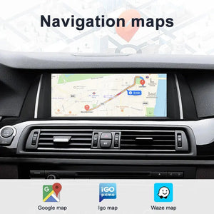 For BMW 5 Series F10 F11 MTK8581 10.25 inch  DSP CarPlay AUTO 4G Android 11 Car GPS Stereo Multimedia Head Unit Radio Bluetooth CIC NBT Carputech