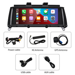 Pour BMW F25 F26 Snapdragon665 8.8 pouces sans fil CarPlay Android AUTO système multimédia de voiture unité principale Radio Bluetooth GPS Navi 