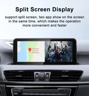 For BMW X1 F48 X2 2005-2022 Snapdragon665 10.25 inch Wireless Apple Carplay Auto Android 12 Car Multimedia Head Unit Radio Bluetooth NBT Carputech