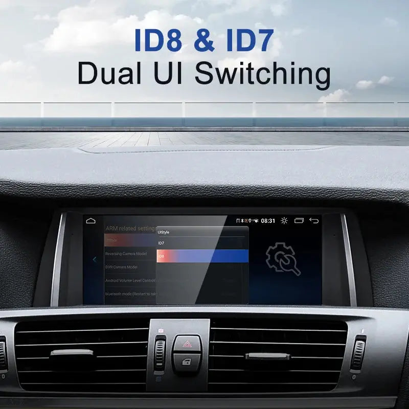 For BMW X3 X4 F25 F26 Snapdragon665 8.8inch Wireless CarPlay Android AUTO Car Multimedia System Head Unit Radio Bluetooth GPS Navi Carputech