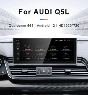 For AUDI 2018-2021 Q5 B9 CarPlay Android 12 Car Multimedia IPS Screen GPS Auto Radio Navigation Stereo DSP Netlifx Carputech