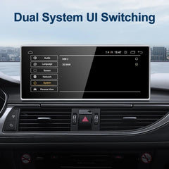 For AUDI A6 C7 2012-2018 CarPlay Android 12 Car Multimedia IPS Screen GPS  Auto Radio Navigation Stereo DSP Netlifx