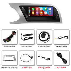 For 2008-2016 AUDI A4 B8 S4 CarPlay Android 13 Car Multimedia IPS Screen GPS Auto Radio Navigation Stereo DSP Netlifx