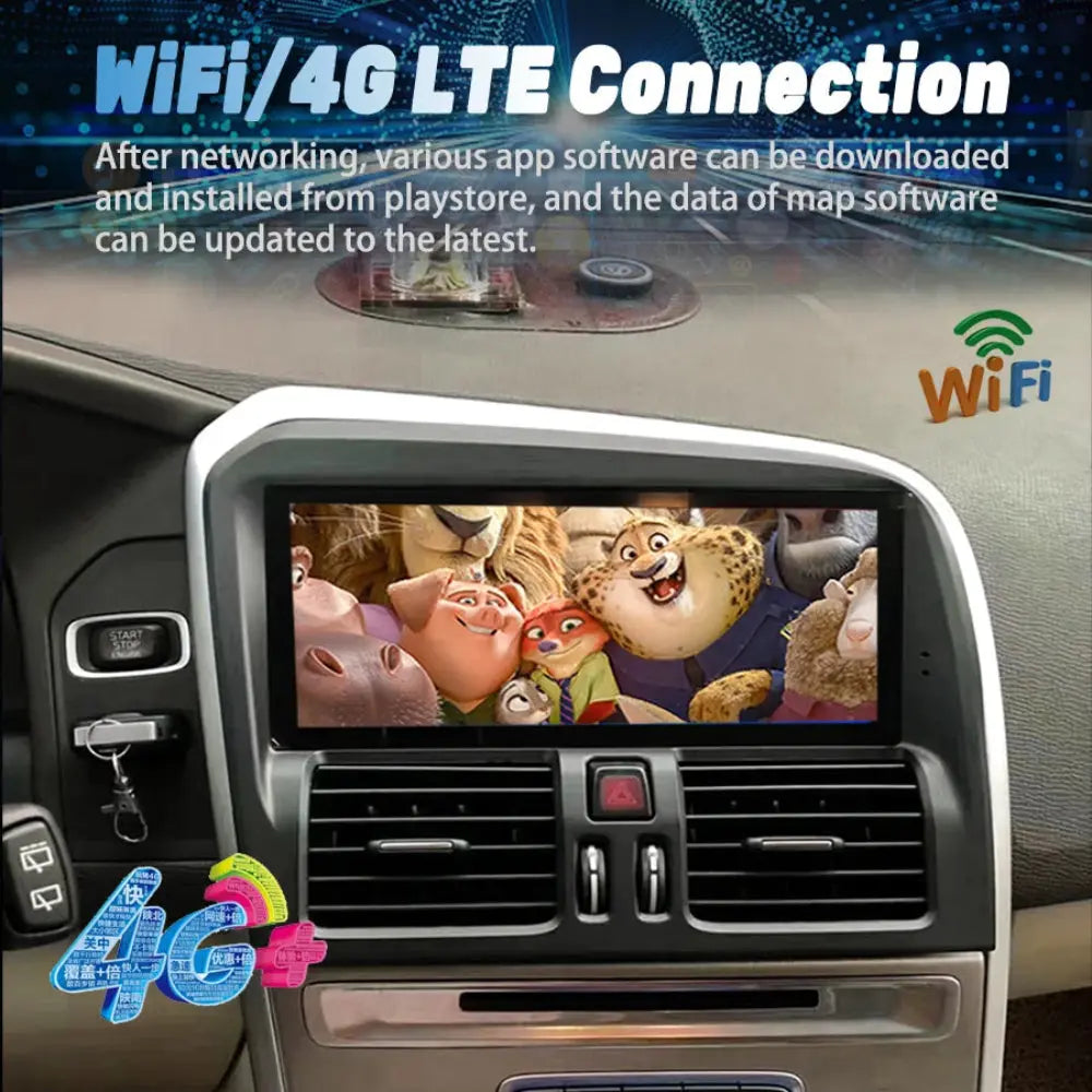 8.8" For Volvo XC60 2011-2017 Car Radio Multimedia Player Wireless CarPlay Android Auto Upgrade Android Touch Screen Carputech