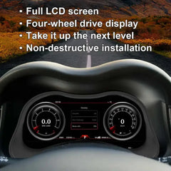 Pour Infiniti Q70/QX80 2013-2021 12" LCD Tableau de bord numérique Cluster Panneau de voiture Compteur de vitesse Cockpit virtuel