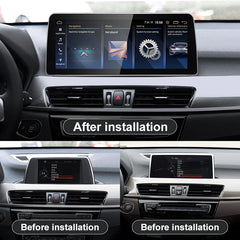 Pour BMW X1 F48 X2 Snapdragon665 12,3 pouces sans fil Apple Carplay Auto Android 12 voiture multimédia unité principale Radio Bluetooth NBT 