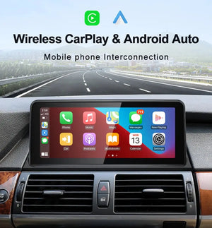For BMW X5 E70 X6 E71 CCC CIC Snapdragon665 Wireless CarPlay AUTO Car Multimedia Players Head Unit Radio Bluetooth GPS Navi Carputech