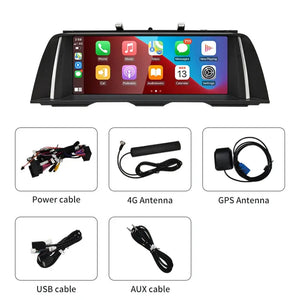 For BMW 5 Series F10 F11 MTK8581 10.25 inch  DSP CarPlay AUTO 4G Android 11 Car GPS Stereo Multimedia Head Unit Radio Bluetooth CIC NBT Carputech