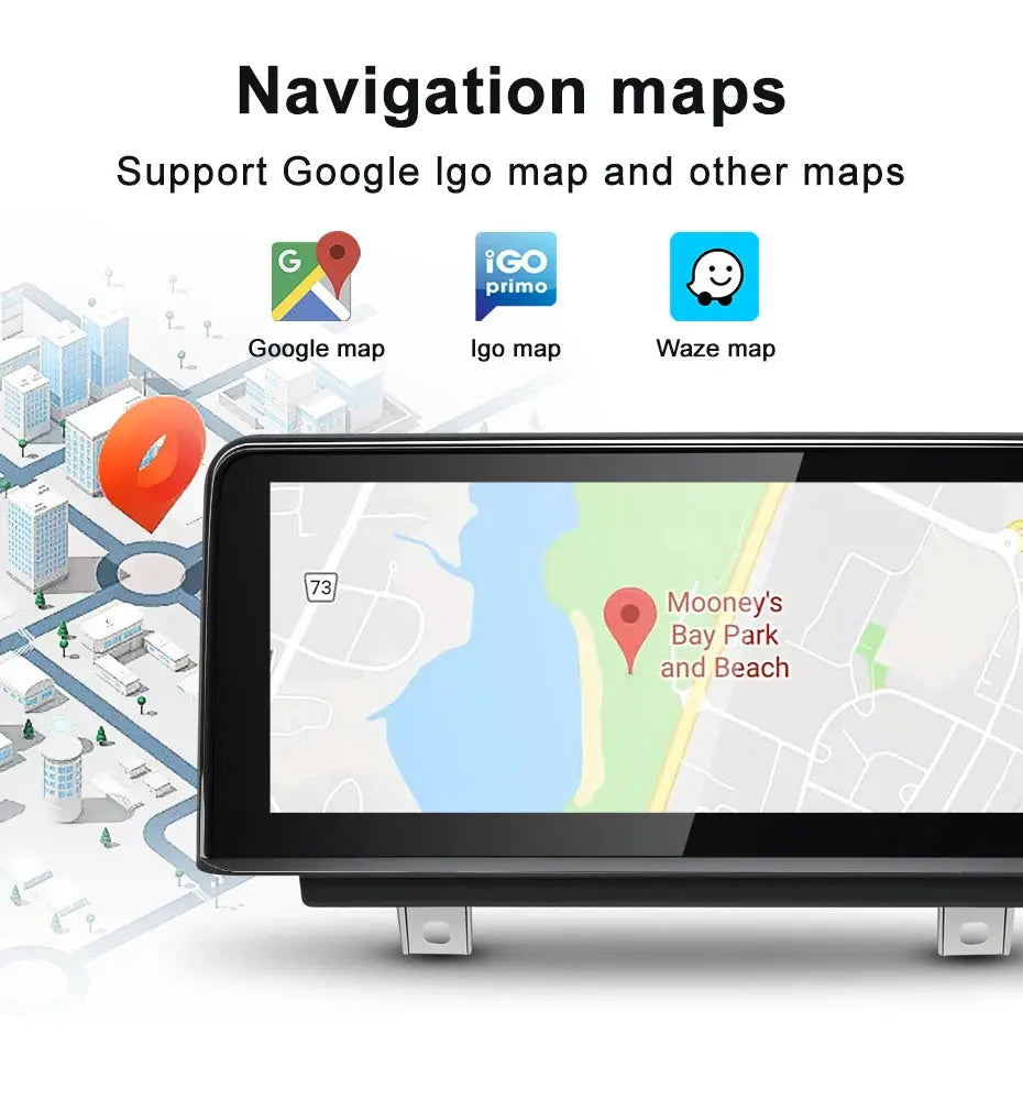 For BMW X3 X4 F25 F26 Snapdragon665 8.8inch Wireless CarPlay Android AUTO Car Multimedia System Head Unit Radio Bluetooth GPS Navi Carputech