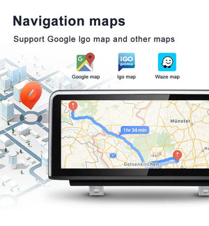 For BMW X3 X4 F25 F26 MTK8581 10.25inch Wireless CarPlay AUTO Android Car Multimedia System Head Unit Radio Bluetooth GPS Navigation Carputech