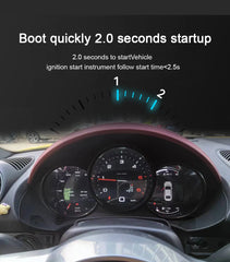 Pour Porsche 718 2011-2023 LCD Tableau de bord numérique Cluster Panneau de voiture Compteur de vitesse Cockpit virtuel